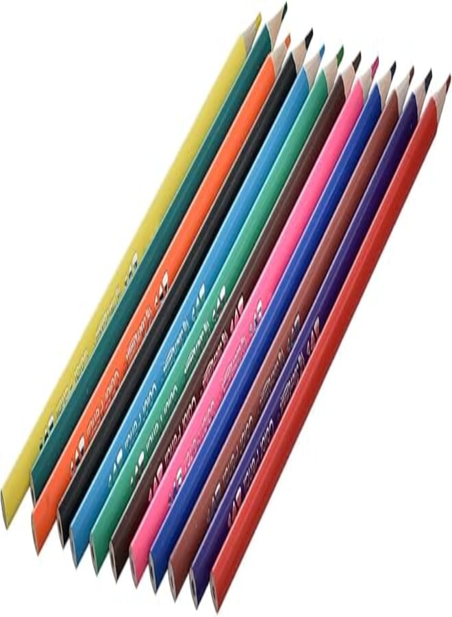 SONIX Colored Pencils S-3025076 12 Vibrant Colors, Single Set